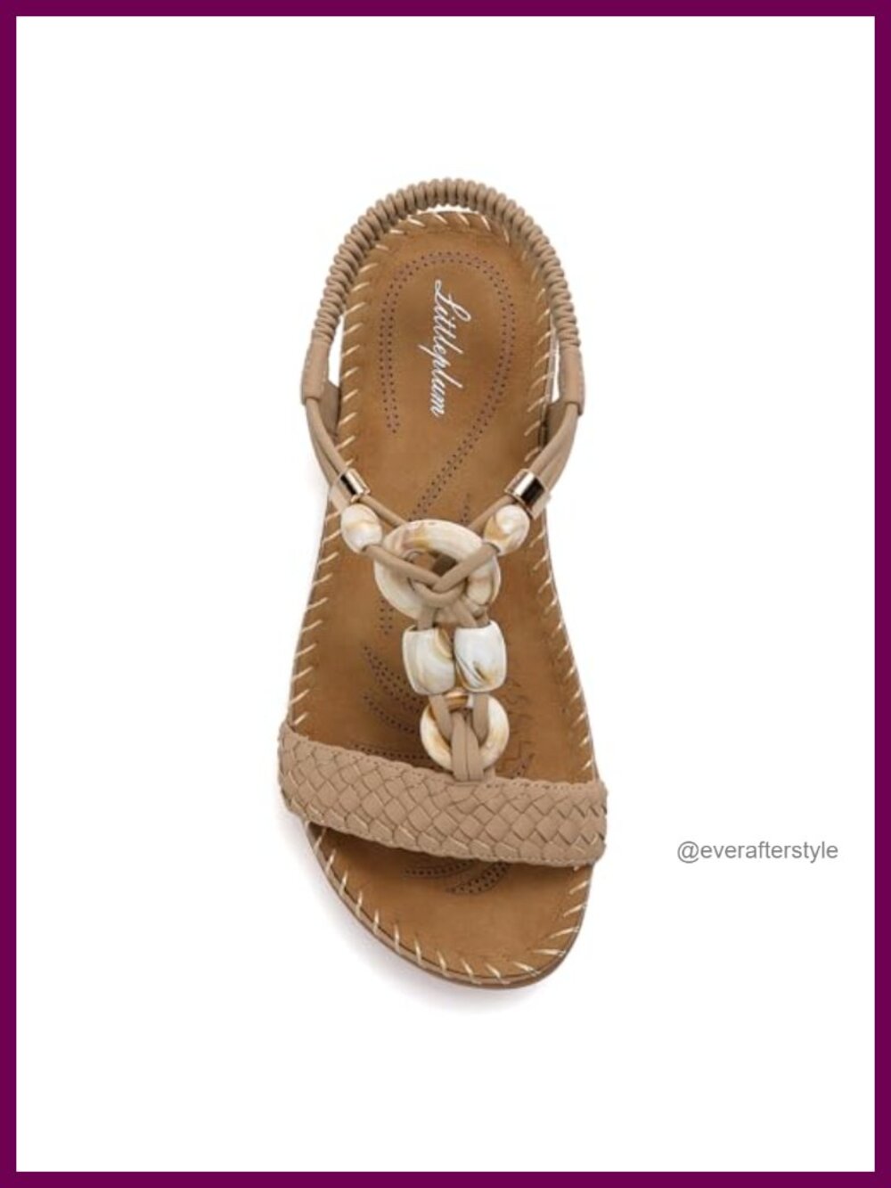 Women's Sandals Arch Support Handmade Bohemian Braided Flat Comfort Walking